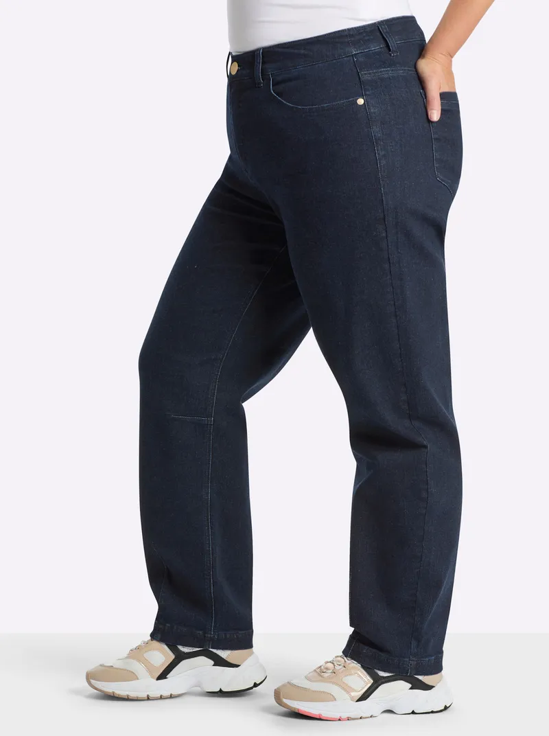 sheego Jeans dark blue, Dark blue, – Produktbild 2 von 2