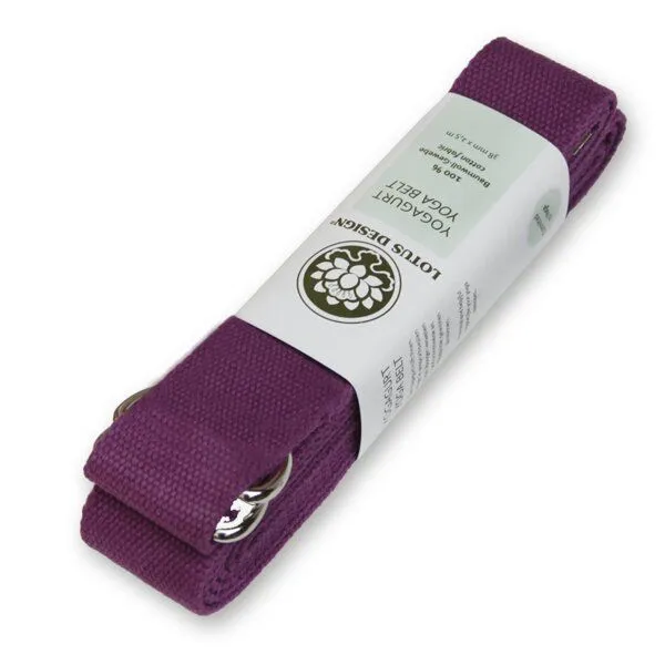 Lotus Design® Yogagurt BAUMWOLLE Lotus Design®, Lila, – Produktbild 1 von 4