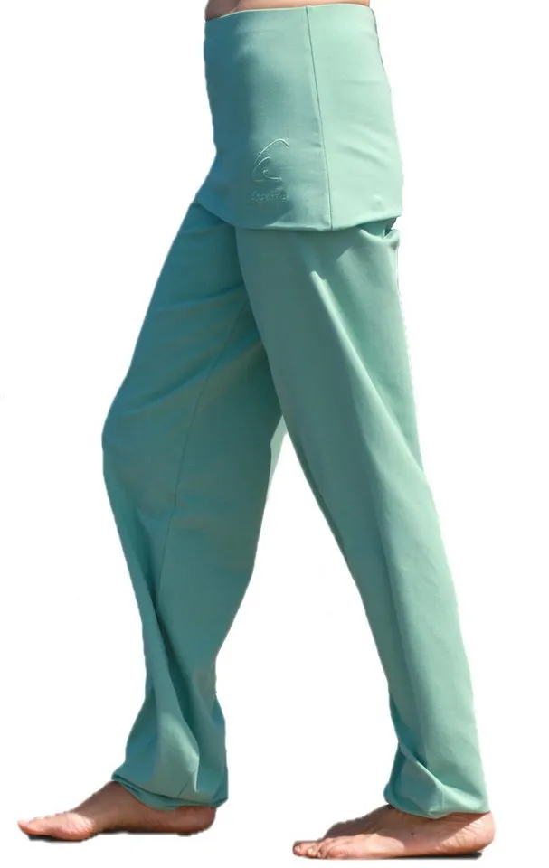 ESPARTO ESPARTO Yogahose Yogahose Sooraj - das Original in Bio-Baumwolle mit elastischem Bund, Grün, – Produktbild 4 von 5