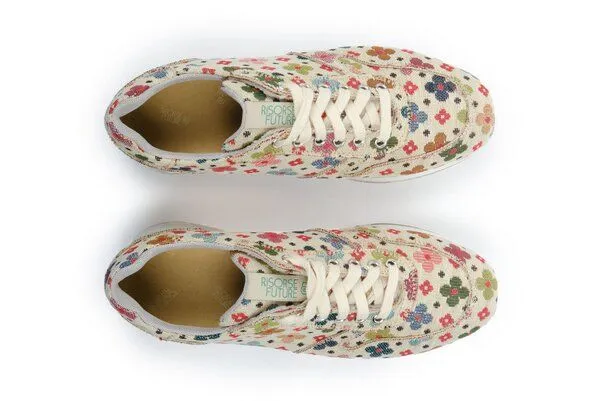 Risorse Future Risorse Future Asia Damensneaker Blümchen White – Produktbild 4 von 4