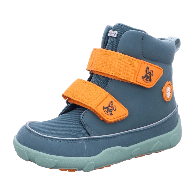 Affenzahn Affenzahn Mid Boot Vegan Comfy Bunny für Kinder, blau, Größe 30 EU, Blau, – Produktbild 1 von 7