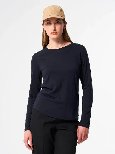 PINQPONQ pinqponq Longsleeve Merino Women 'INSPIRE", Blau (sheep navy), – Produktbild 2 von 3