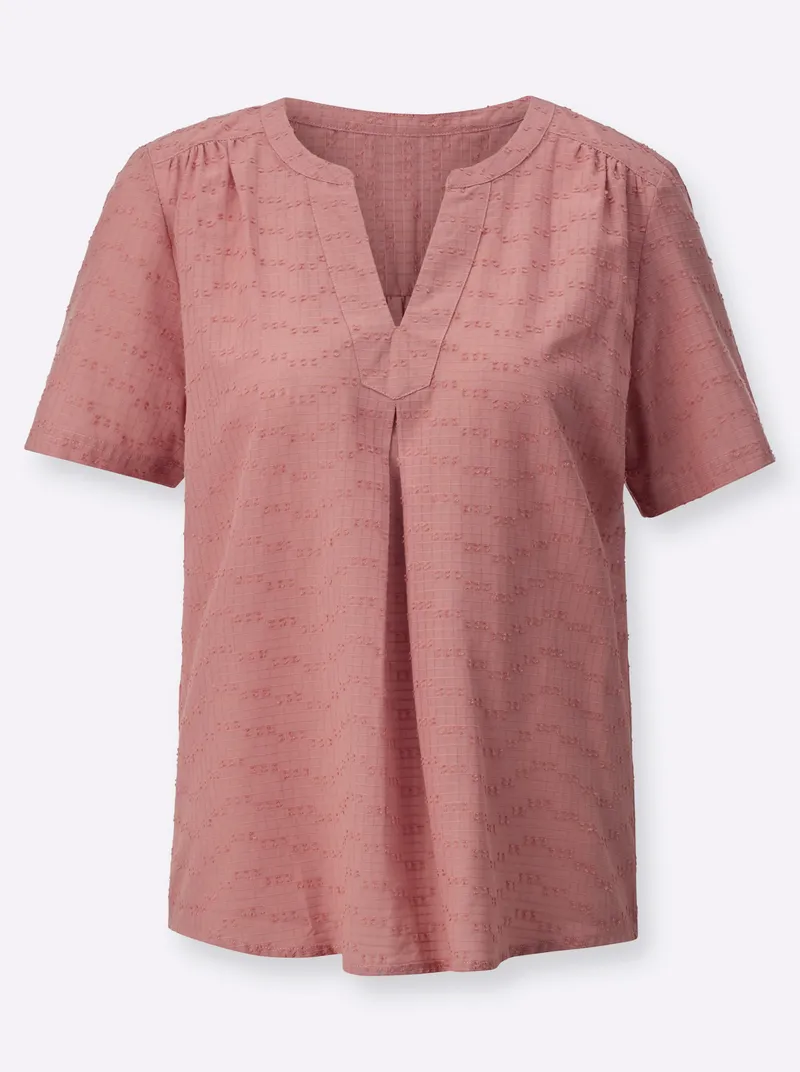 Witt Schlupf-Bluse rosenholz, Rosenholz, – Produktbild 1 von 2