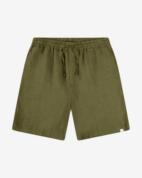 MATONA Matona Kurze Hose | Simple Shorts | aus Leinen, Olive, – Produktbild 4 von 4