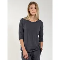 Magadi Magadi Yoga Shirt SARA aus Naturmaterial, Grau (dark grey), – Produktbild 1 von 1