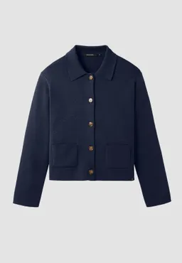 recolution Recolution Damen vegan Overshirt Celosia In Dunkelblau – Produktbild 1 von 1