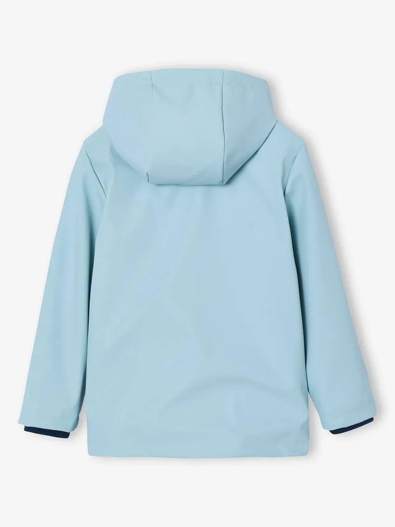 Vertbaudet Jungen Regenjacke mit Jersey-Futter, Aqua, – Produktbild 2 von 3