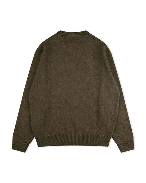 MATONA Matona Strickpullover Classic Sweater, Olive, – Produktbild 2 von 4