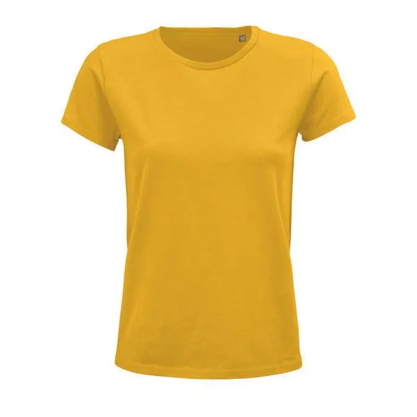 Sol's Sol's Damen T-Shirt Kurzarm Rundhals aus Bio - Baumwolle, Gold, – Produktbild 1 von 3