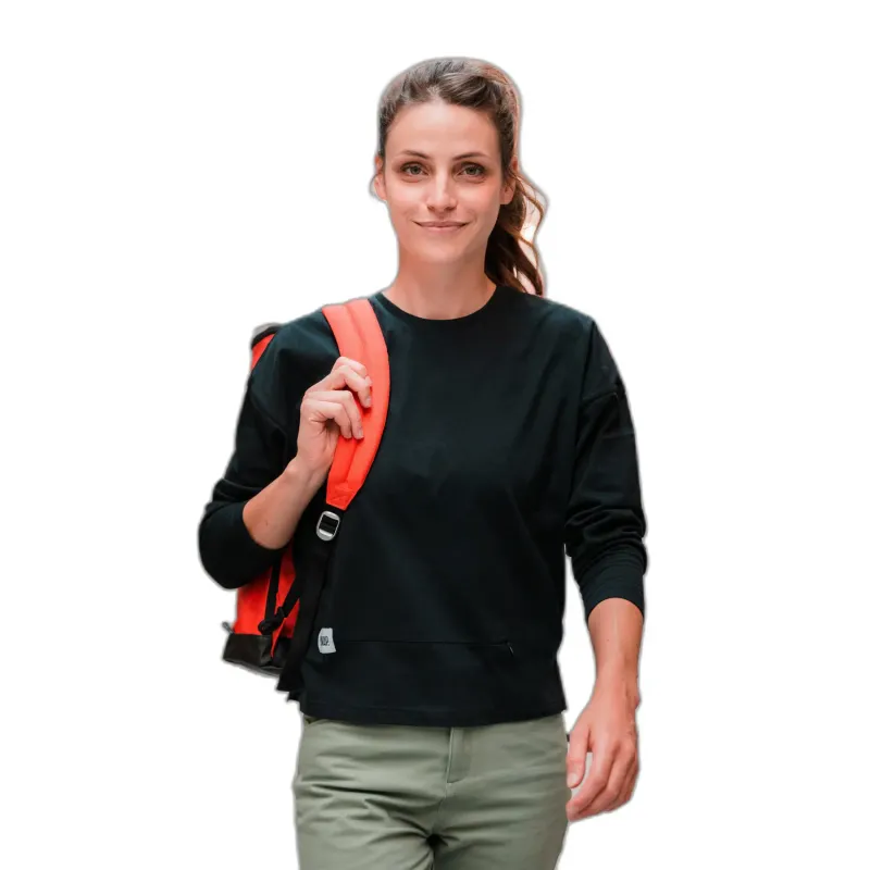 Snap Climbing T-Shirt mit Tasche Langarm, Damen Snap Climbing, Noir, – Produktbild 1 von 1
