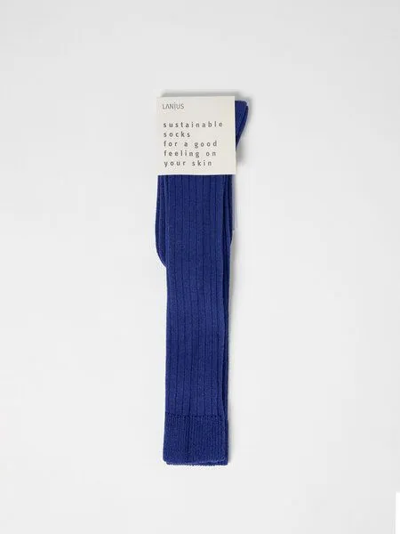 LANIUS LANIUS Kniestrümpfe aus Bio-Baumwolle, Rippe (lila-violet), – Produktbild 3 von 3