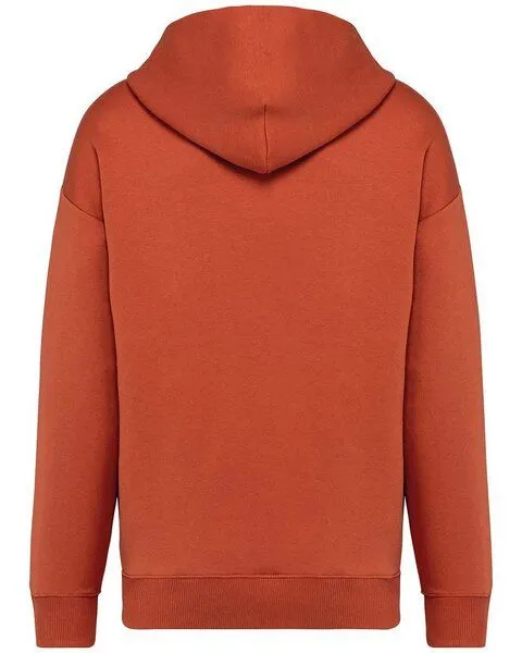 YTWOO YTWOO Unisex Oversized Eco-Fleece Hoodie, Braun, – Produktbild 3 von 4