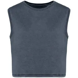 Greenspired Greenspired Umweltfreundliches ärmelloses Cropped Damen-T-Shirt 165g/m² – Produktbild 1 von 1