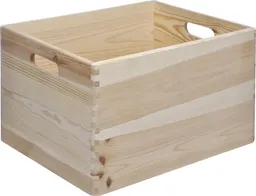 Trend Line Holzkiste Stapelbox Holz Größe L 30 x 40 x 23 cm – Produktbild 1 von 1