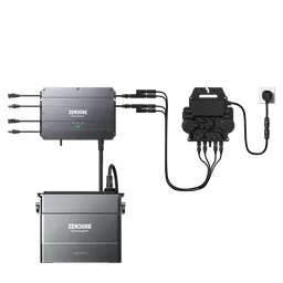 Zendure Deutschland Zendure SolarFlow 2400 Pro | 2400W Bi-direktionaler Balkonkraftwerk-Speicher, SolarFlow 2400 Pro + Smart Meter D0 (2.4 kWh) / 2*AB3000L (5.76 kWh) / 2*515W Bifaziale (1339Wp Max) – Produktbild 1 von 1