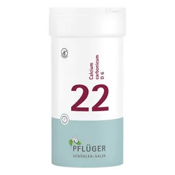 Biochemie Pflüger Schüßler-Salze Biochemie Pflüger 22 Calcium carbonic.D 6 Tbl. – Produktbild 1 von 1
