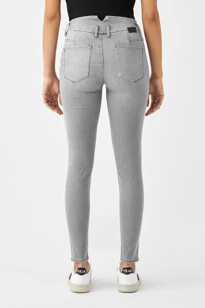 DAWN Damen Jeans SUN UP Powerstretch Design Details DAWN Bio-Baumwolle, Blue, – Produktbild 4 von 5