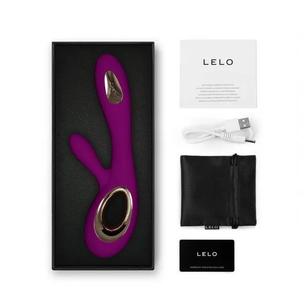 LELO Luxus-Rabbit-Vibrator - LELO SORAYA Wave, Tiefes rosa, – Produktbild 3 von 4