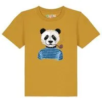 watabout kids watabout.kids T-Shirt Kinder Panda, Ochre, – Produktbild 1 von 2
