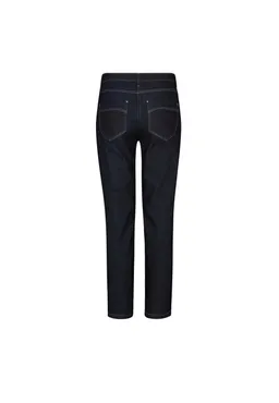 LAURIE LAURIE Damen vegan Laura Slim Ml - Washed Dark Blue Denim – Produktbild 1 von 1