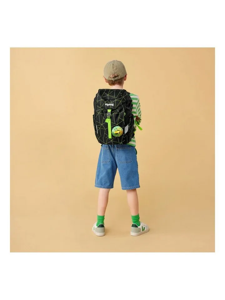 Ergobag Ergobag Kinderrucksack mini, mit Hüft- & Brustgurt für einen ergonomischen Sitz, Schwarz, – Produktbild 5 von 5