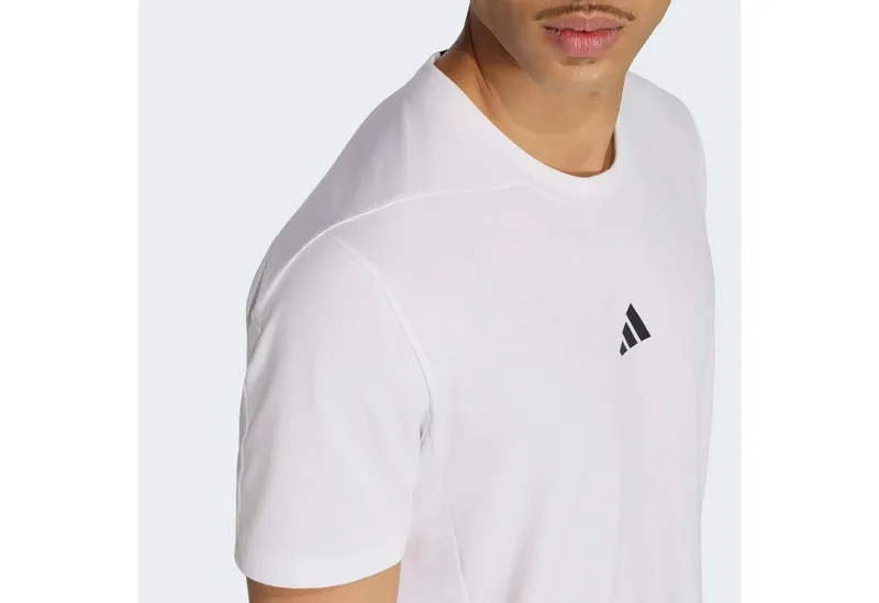 adidas Performance adidas Performance T-Shirt DESIGNED FOR TRAINING WORKOUT mit Rundhalsausschnitt, ohne Verschluss, sportlicher Stil, Weiß, – Produktbild 2 von 4