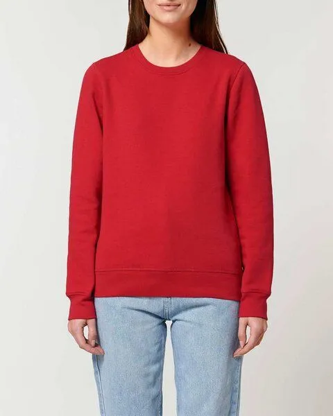 YTWOO YTWOO Unisex Sweatshirt | fairtrade & ökologisch, Rot, – Produktbild 4 von 4