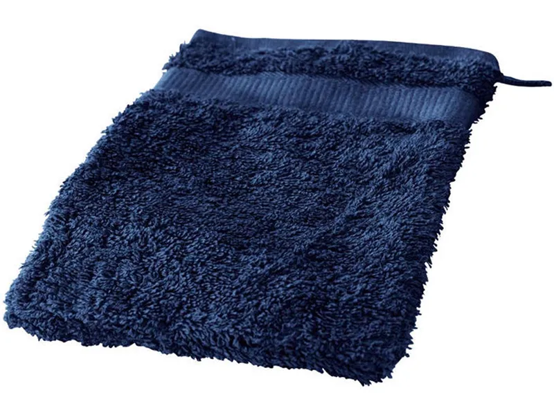 Cotonea Cotonea Bio Frottier-Waschhandschuh, Azurblau (blau), – Produktbild 1 von 3