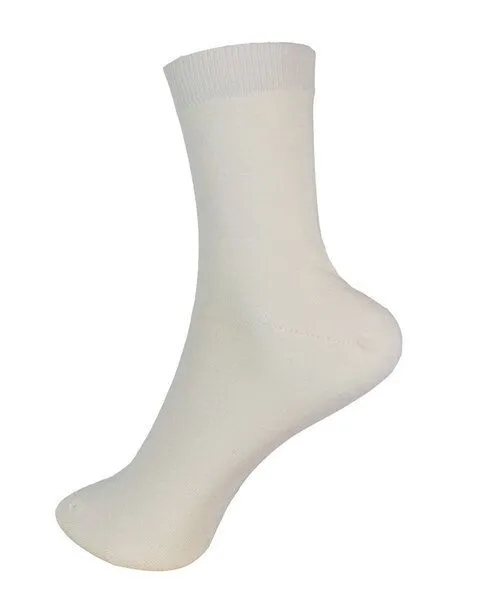 grödo Grödo Damen Socken uni Bio Baumwolle Elasthan, Rohweiß, – Produktbild 1 von 2