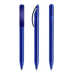 prodir prodir® Drehkugelschreiber DS3 TFF, blaue Mine, dunkelblau/gefrostet – Produktbild 1 von 1