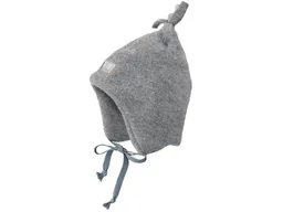 Pickapooh Pickapooh Baby und Kinder Mütze Bio-Schurwolle Fleece grau Gr.52 – Produktbild 1 von 1