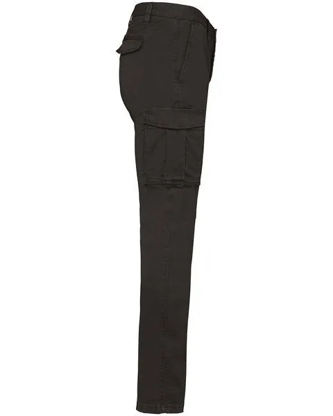 YTWOO YTWOO Herren Cargohose aus Bio-Baumwolle und Elasthan, Schwarz, – Produktbild 2 von 3
