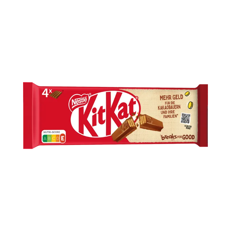 KitKat KitKat Classic, 4er Packung, 166g – Produktbild 1 von 1