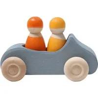 Grimms Grimms Großes Cabrio Spielzeugauto aus Lindenholz, blau lasiert Maße 13 x 9 x 7 cm – Produktbild 1 von 1