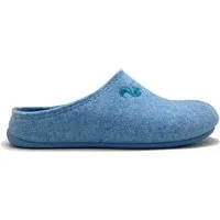 thies Veganer Slipper "thies ® PET", fair, mit Wechselfussbett, Light blue (hellblau), – Produktbild 1 von 1