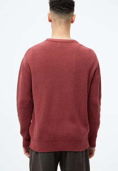 Givn Berlin Givn Berlin Strickpullover GBBRENDAN loose Fit aus Bio-Baumwolle, Rot, – Produktbild 2 von 4