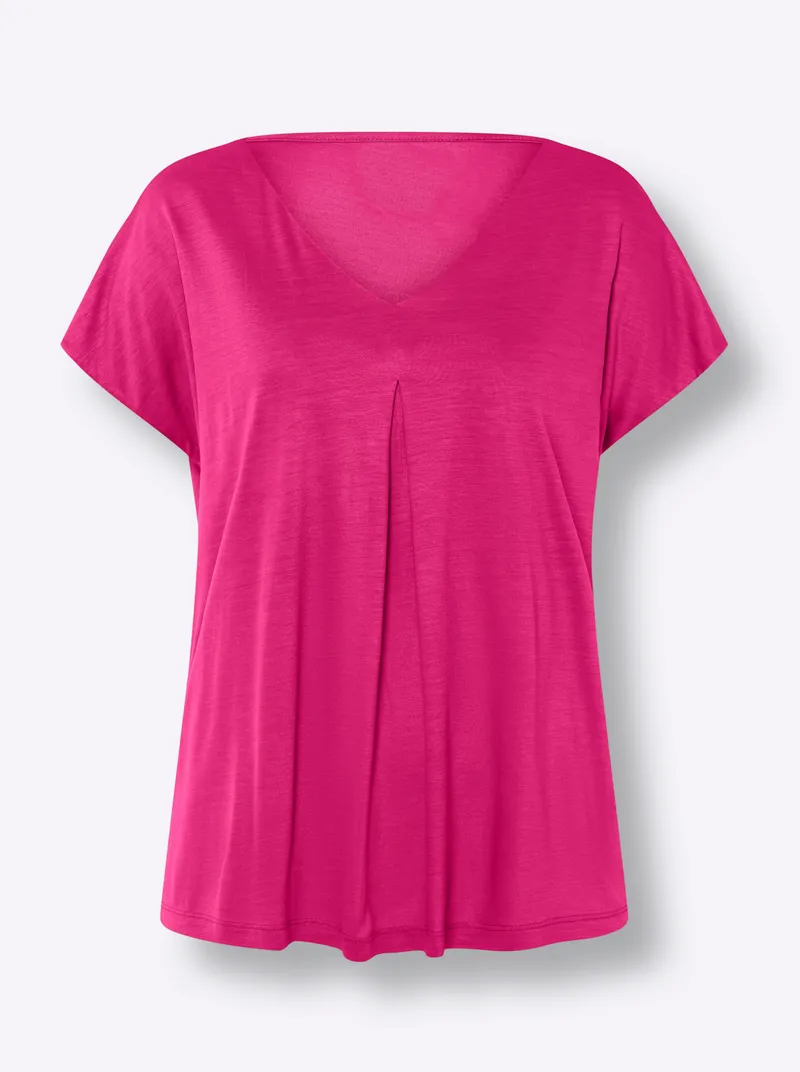 heine Kurzarmshirt pink, Pink, – Produktbild 1 von 2