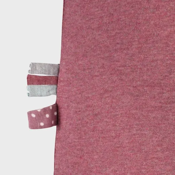 OrganicEra Baby S/S Kurzarm Bodysuit 'OrganicEra' aus Bio-Baumwolle, Bordeaux melange (rot), – Produktbild 4 von 4