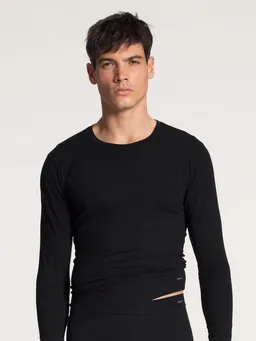 CALIDA CALIDA Langarmshirt Cotton Code Rundhals-Ausschnitt, Single Jersey, formstabil, elastisch, weich – Produktbild 1 von 1