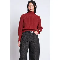 JAN N JUNE JAN 'N JUNE Damen vegan Pullover Ola Rot – Produktbild 1 von 1