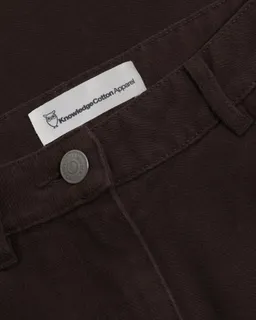 KnowledgeCotton Apparel KnowledgeCotton Apparel Damen vegan Hose Gale Twill Chocolate Torte – Produktbild 1 von 1