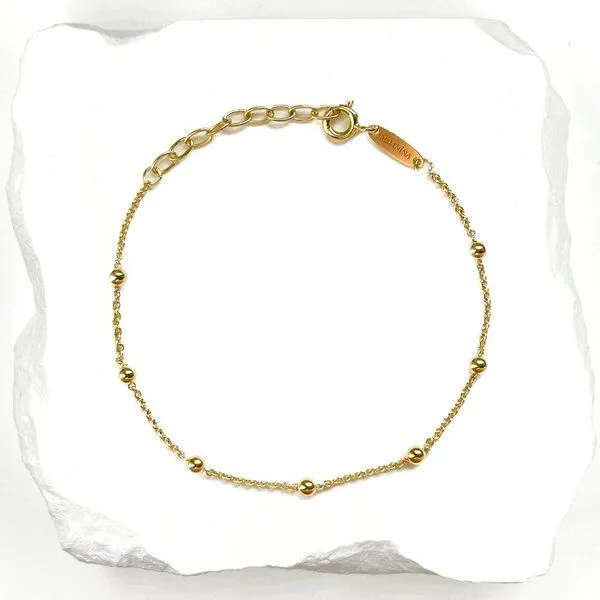 MOANINA MOANINA Armband Bella - 925 Silber/18k Gold Vermeil, Gold, – Produktbild 2 von 4