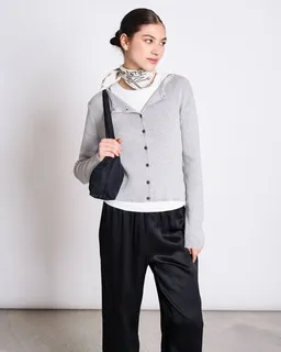 JAN N JUNE JAN N JUNE Crewneck Cardigan aus Baumwolle GLIMT GOTS – Produktbild 1 von 1