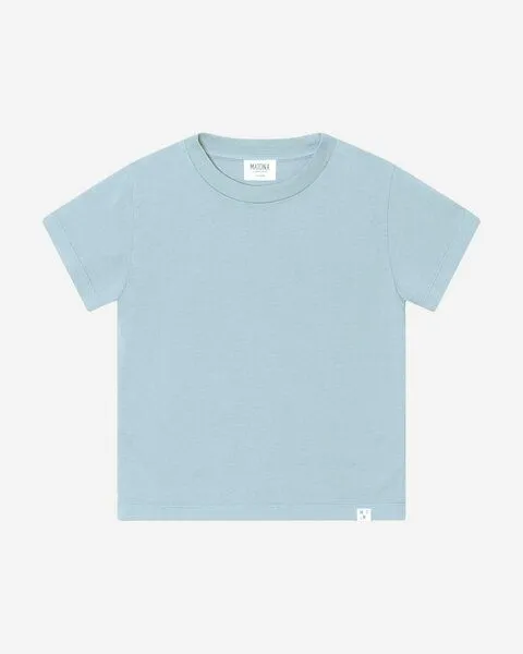 MATONA Matona T-Shirt | Summer Tee | aus Bio-Baumwolle | GOTS-zertifiziert, Pearl blue, – Produktbild 3 von 3