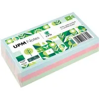 UPM UPM Super Sticky Haftnotizen "Pastellmix" 125 x 75 mm, 3 Blöcke, farbig sortiert – Produktbild 1 von 1