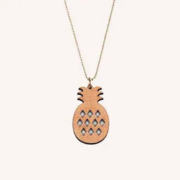 all the things we like all the things we like Kette mit Holzanhänger Ananas – Produktbild 1 von 1