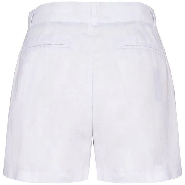 Greenspired Greenspired Damen Short aus 100 % Leinen, Weiss, – Produktbild 2 von 2