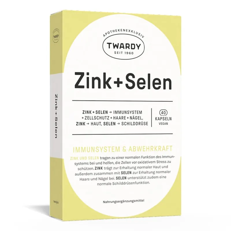 Twardy Twardy Zink + Selen Kapseln vegan – Produktbild 1 von 2