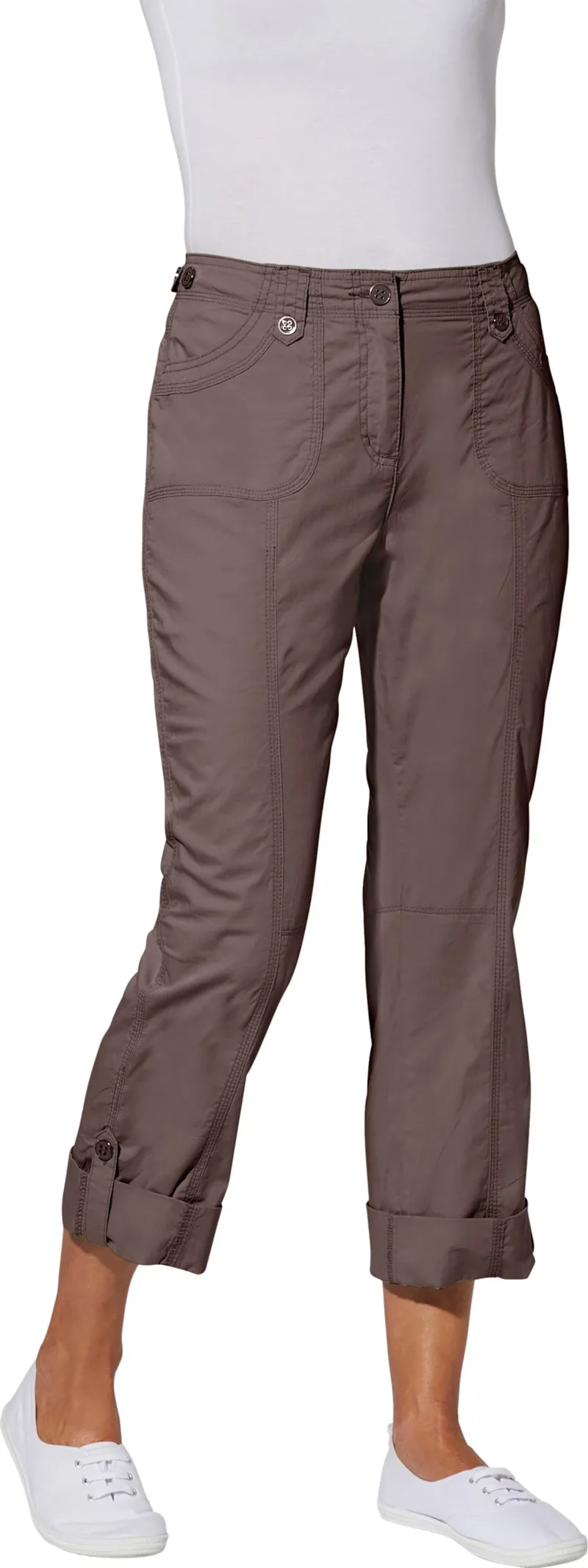 Witt Baumwollhose, Dunkeltaupe, – Produktbild 3 von 3