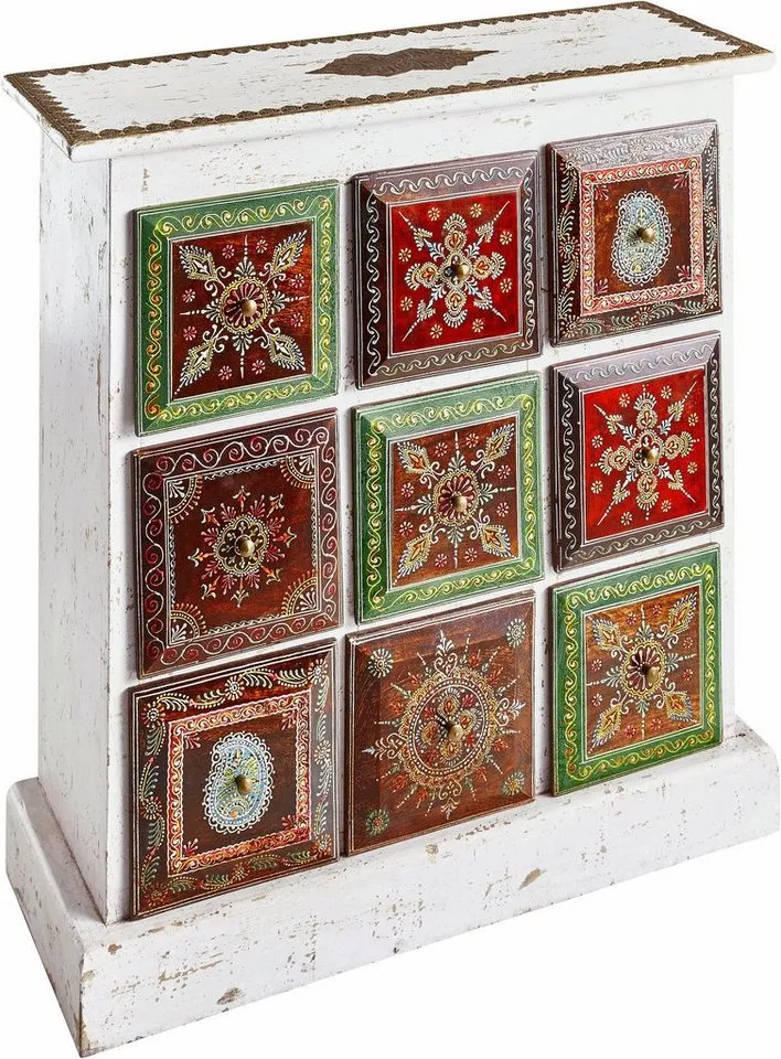 OTTO home Kommode Vivek, Breite 68 cm, Bunt|weiß, – Produktbild 4 von 5